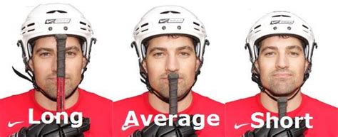 how tall should a hockey stick be on you
