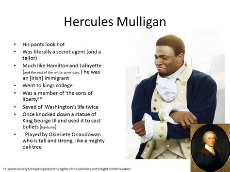 how tall was hercules mulligan