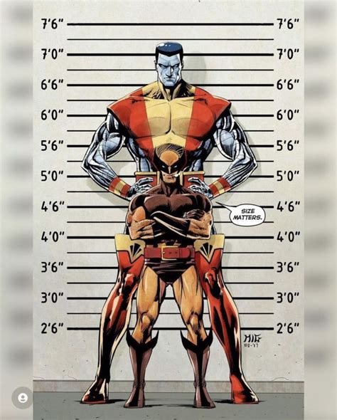 how tall was wolverine in the comics