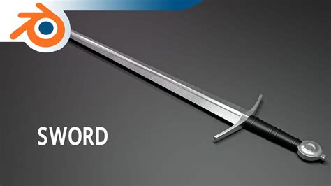 how to 3d model a sword in blender