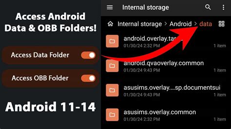 how to access android/data folder in android 11