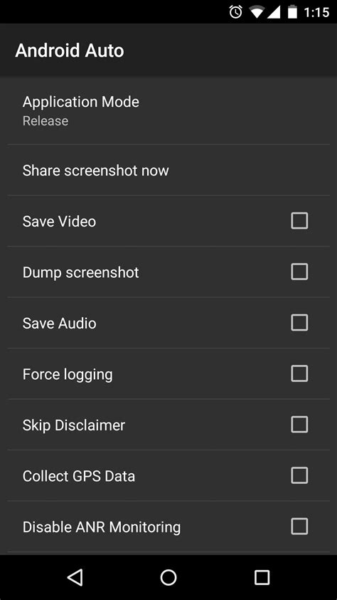 how to access android auto developer mode