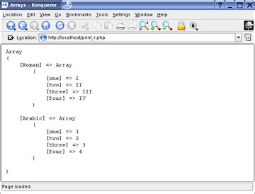 how to access array in php