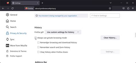 how to access browsing history on firefox