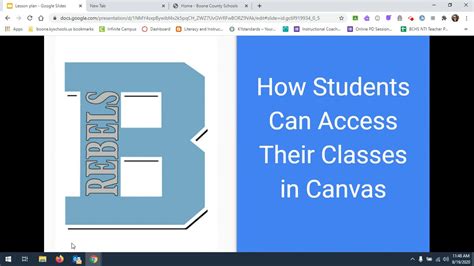 how to access canvas as a student