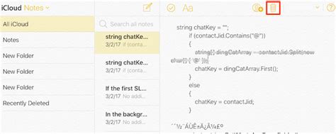 how to access deleted icloud notes
