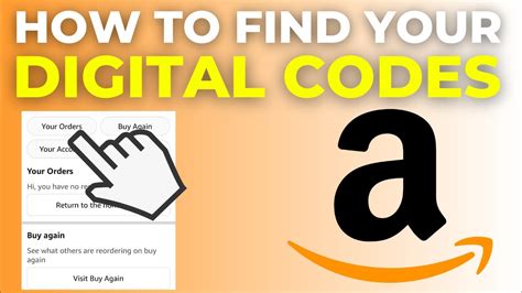 how to access digital codes on amazon