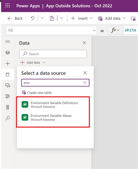 how to access environment variables in power automate
