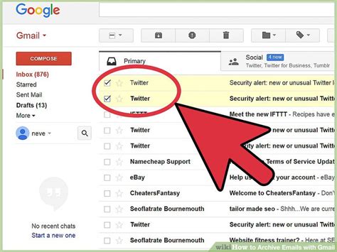 how to access gmail archives
