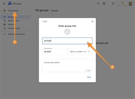 how to access google groups email