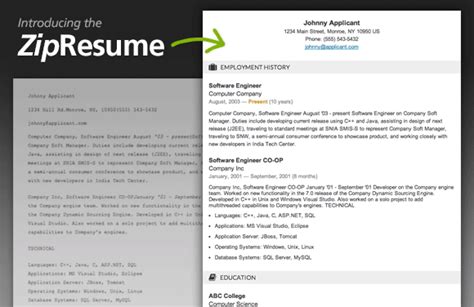 how to access my resume on ziprecruiter