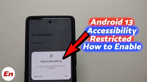 how to access restricted settings on android