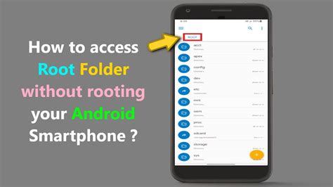 how to access root folder android