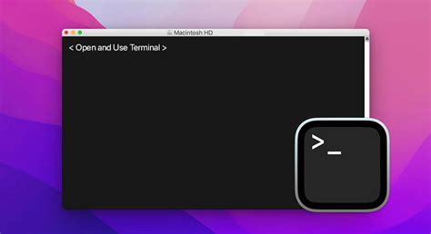 how to access terminal on mac from startup