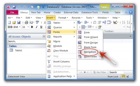 how to access the navigation pane in word