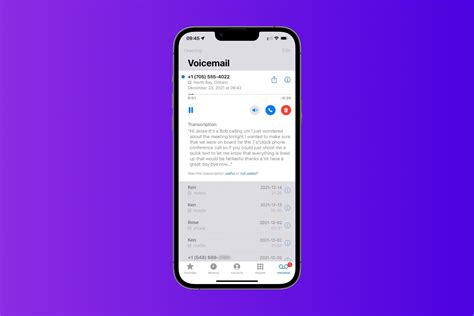 how to access visual voicemail on iphone
