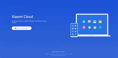 how to access xiaomi cloud via pc