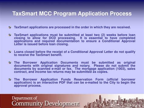 how to ace the mcc application process