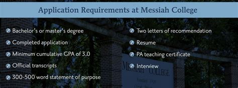 how to ace the messiah college application
