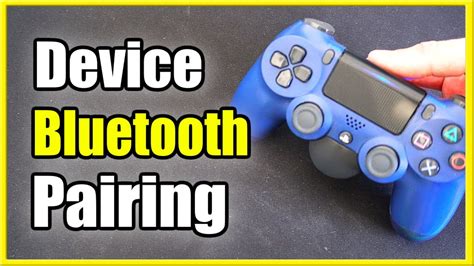 how to activate bluetooth pairing on ps4 controller