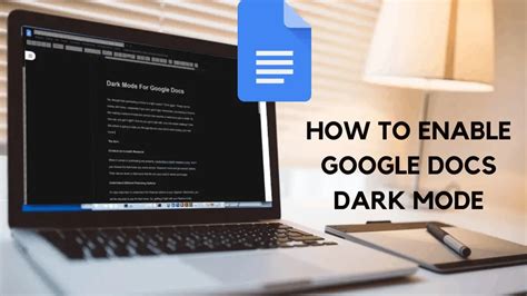 how to activate dark mode on google docs