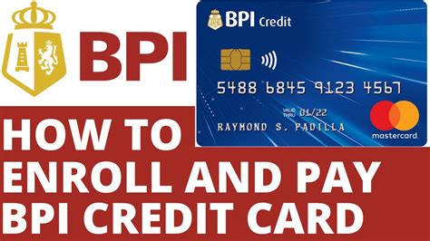how to activate my bpi credit card online