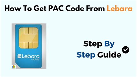 how to activate pac code lebara