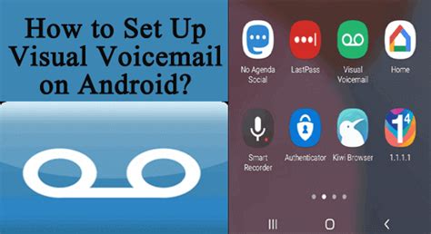 how to activate visual voicemail android