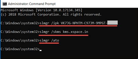 how to activate windows 10 pro using cmd