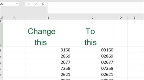 how to add 0 to zip code in excel