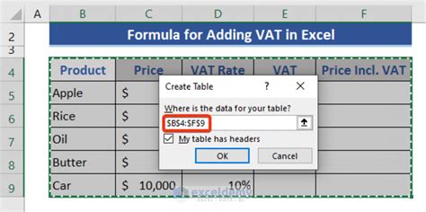 how to add 20 vat in excel