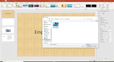 how to add a background on powerpoint slides