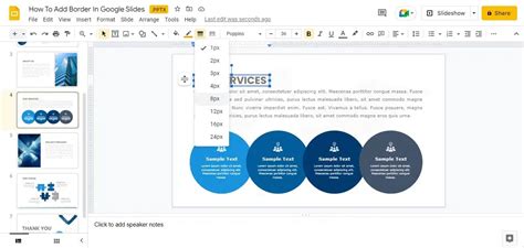 how to add a border around a text box in google slides
