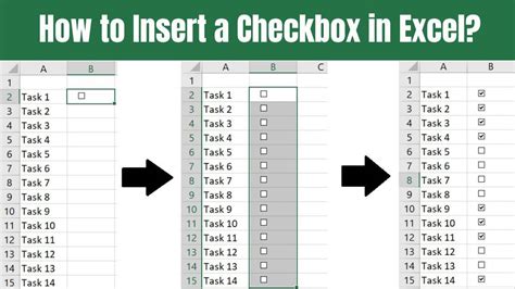 how to add a checkbox in excel