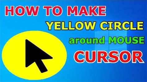 How To Add A Circle Around Your Cursor