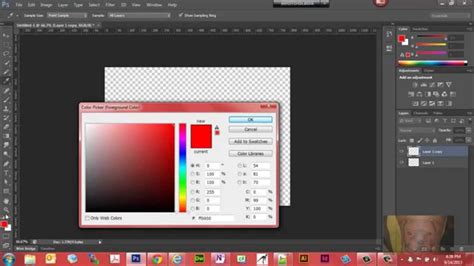 how to add a colour layer in photoshop