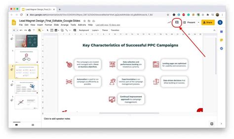 how to add a comment on google slides