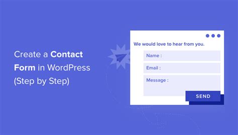 how to add a contact us form in wordpress