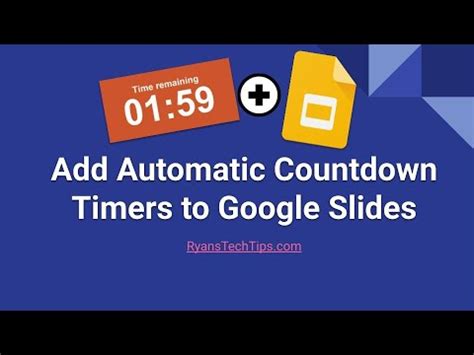 how to add a countdown timer to google slides