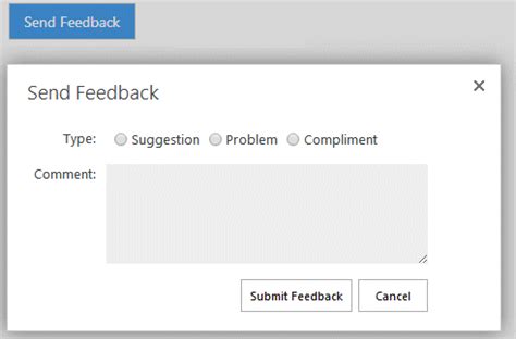 how to add a feedback form in sharepoint