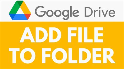 How To Add A Folder To A Folder In Google Drive