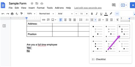 how to add a form in google docs