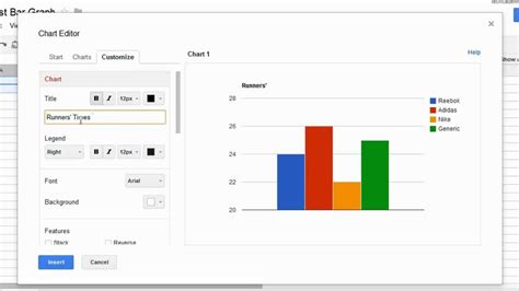 how to add a graph in google docs