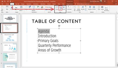 How To Add A Link To A Slide In Powerpoint