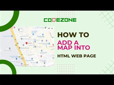 how to add a map into html