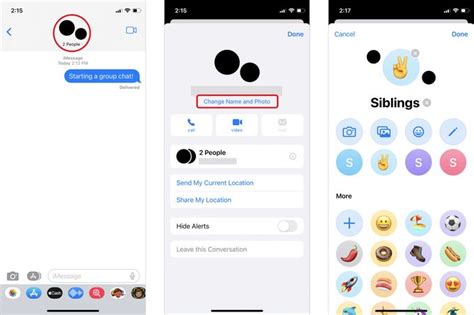 how to add a name to a group chat on iphone