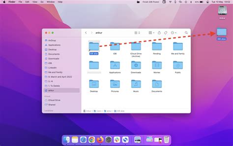how to add a network folder on mac