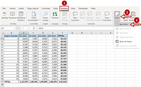 how to add a note to a graph in excel