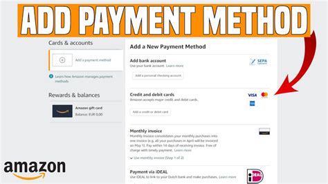 how to add a payment method on amazon prime
