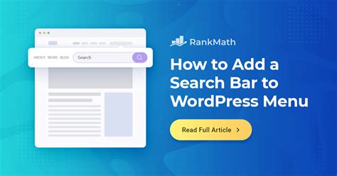 How To Add A Search Bar In Wordpress Menu
